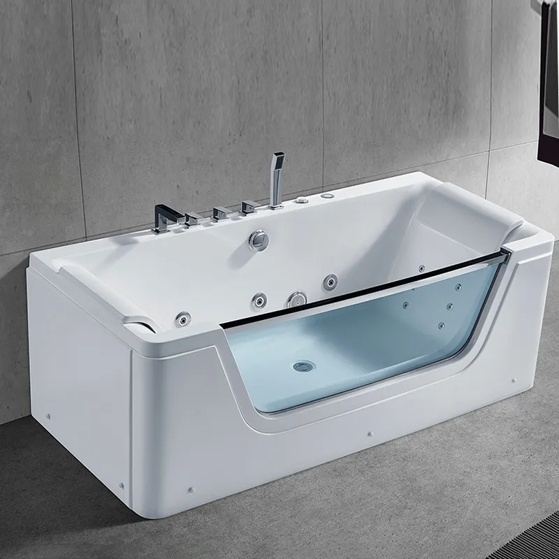 Home Bathroom Jacuzzi - Smart Acrylic Jacuzzi Tub Double Adult