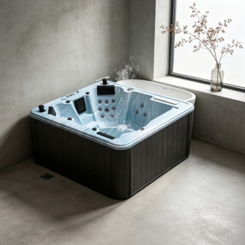Home Bathroom Jacuzzi - 4 Person Outdoor Spa Hot Tub