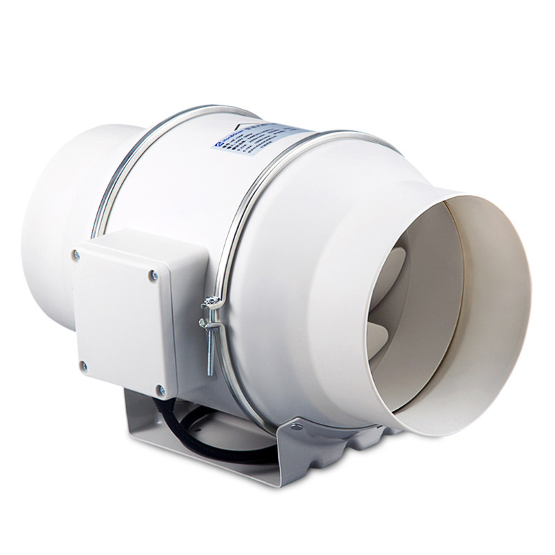 Home Bathroom Extractor Fan - 6'' Inline Duct Fan Air Ventilator