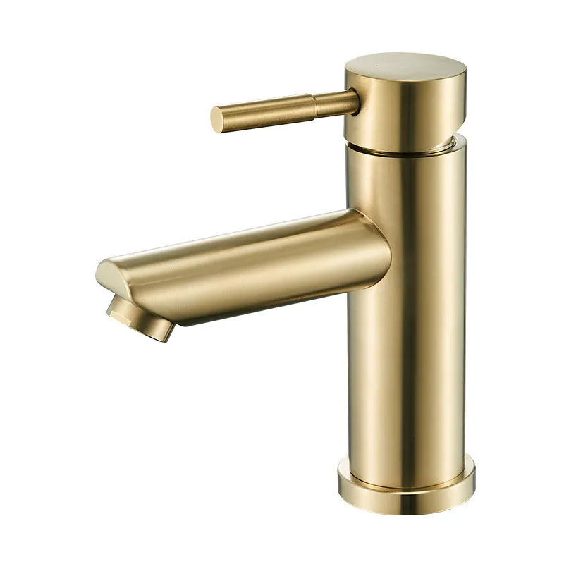 Home Bathroom Design Simple - Brushed Stainless Steel Bathroom Basin Faucet