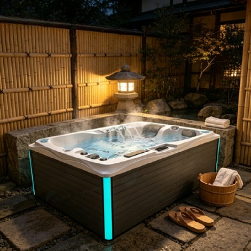 Home Bathroom Jacuzzi - 3 Person Balboa Acrylic Whirlpool Spa