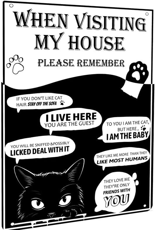 Vintage Black Cat Wash Your Pa - Bathroom Home Visit review and price