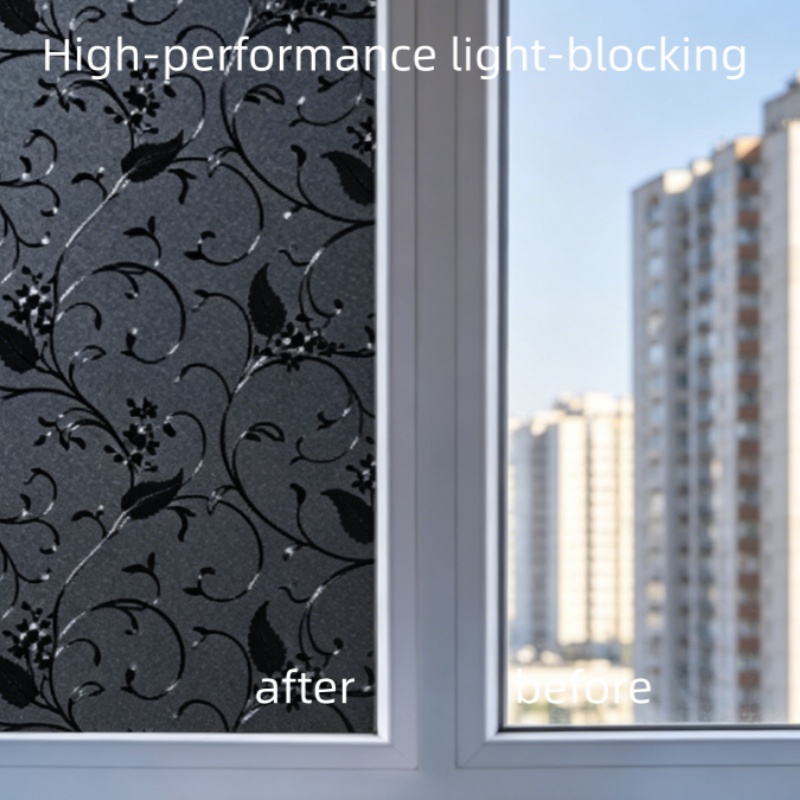 Privacy Blackout Window Film S - Home Bathroom Window Tint review and price