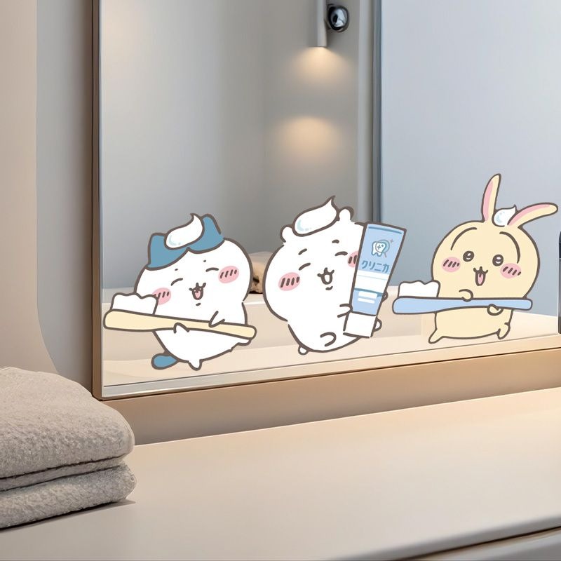Hot Chiikawa Mirror Stickers S - Home One Bathroom review and price
