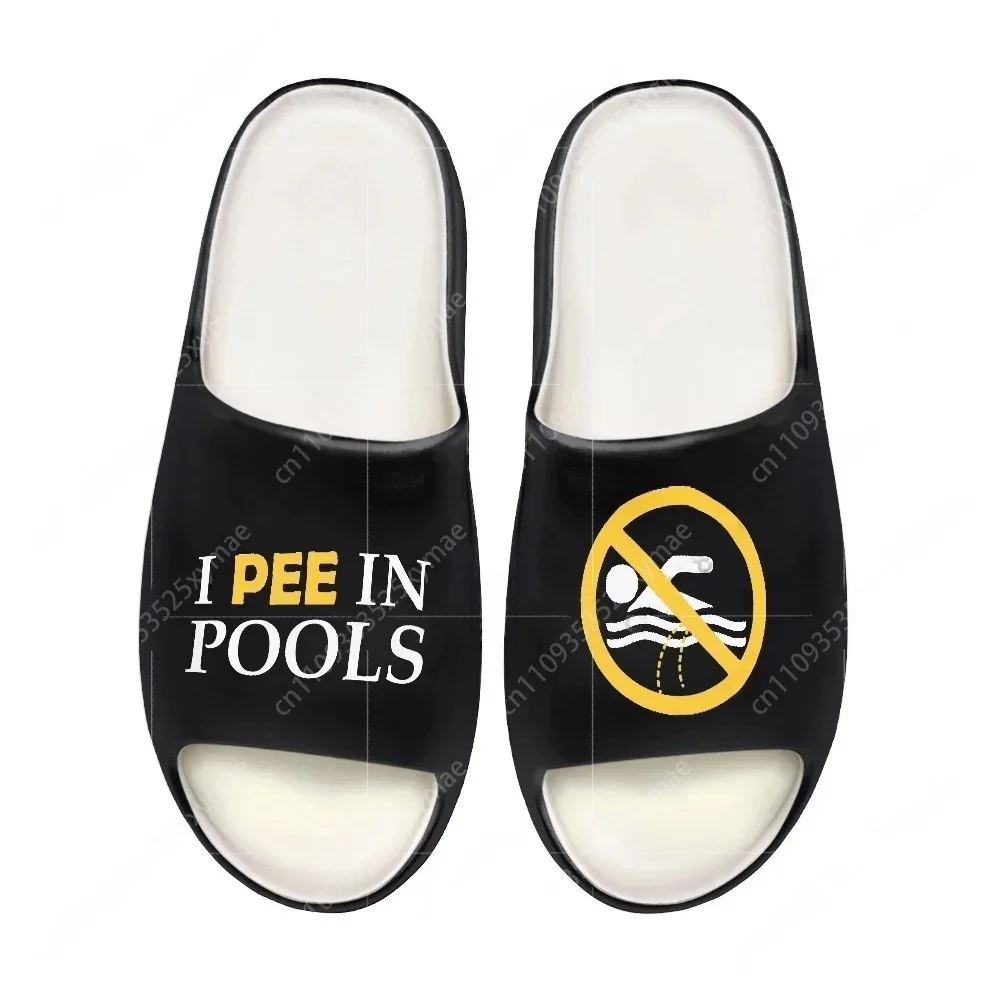 I Pee in Pools Soft Sole Sllip - Home Office Bathroom review and price