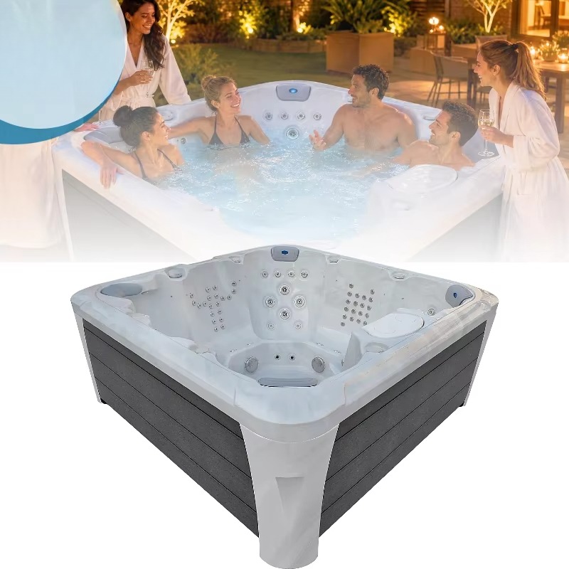 4 Person Outdoor Whirlpool Spa - Home Bathroom Jacuzzi review and price