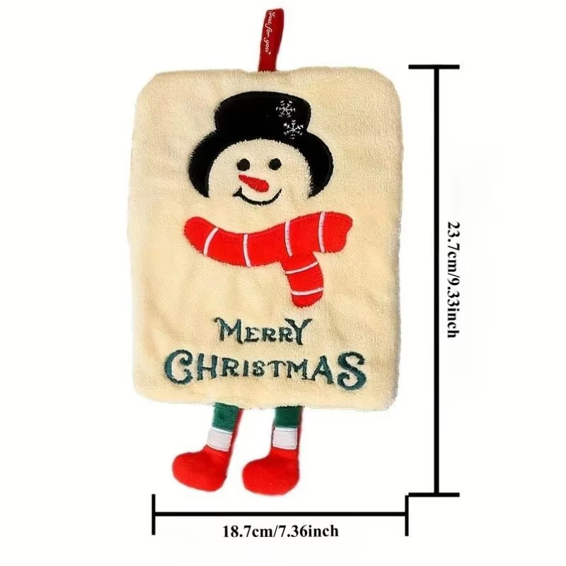 Xmas Hanging Hand Towel Coral  - Home Bathroom Towels review and price