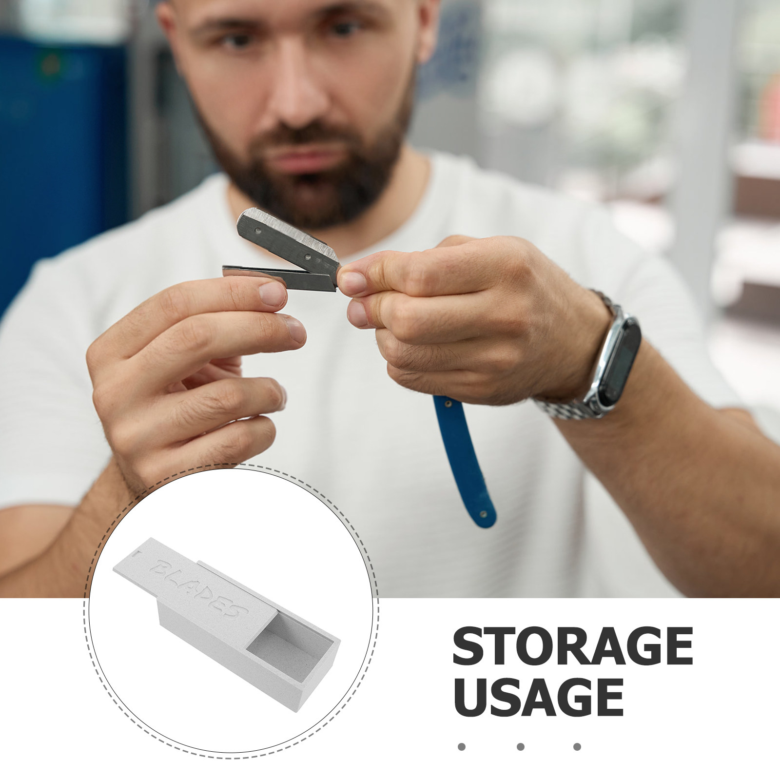 White Double Compartment Blade - Home One Bathroom review and price