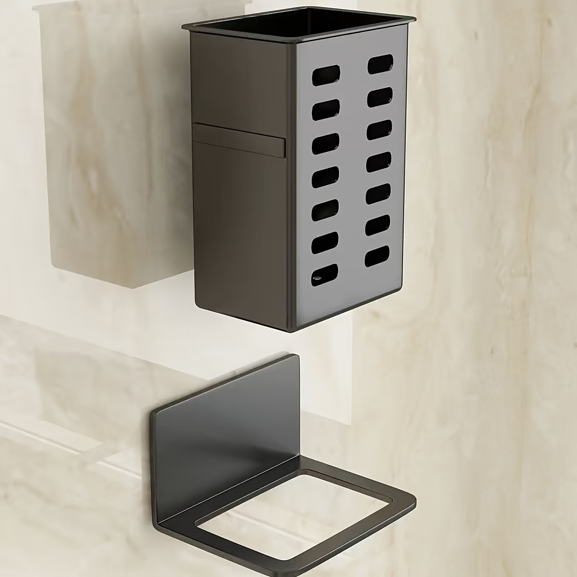 1/2 piece set of plastic wall- - Home Essentials Bathroom Organizer review and price