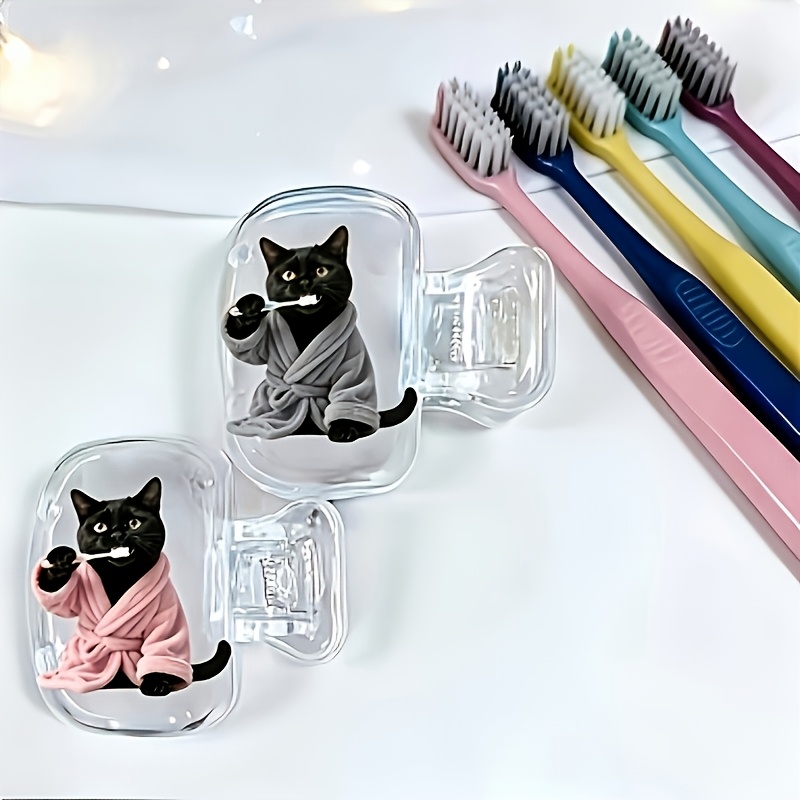 4pcs Black Cat Dressing Gown P - Home Essentials Bathroom Accessories review and price