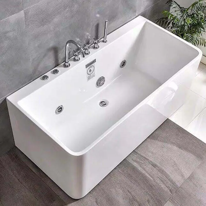Rectangular Acrylic Jacuzzi Ba - Home Bathroom Jacuzzi review and price