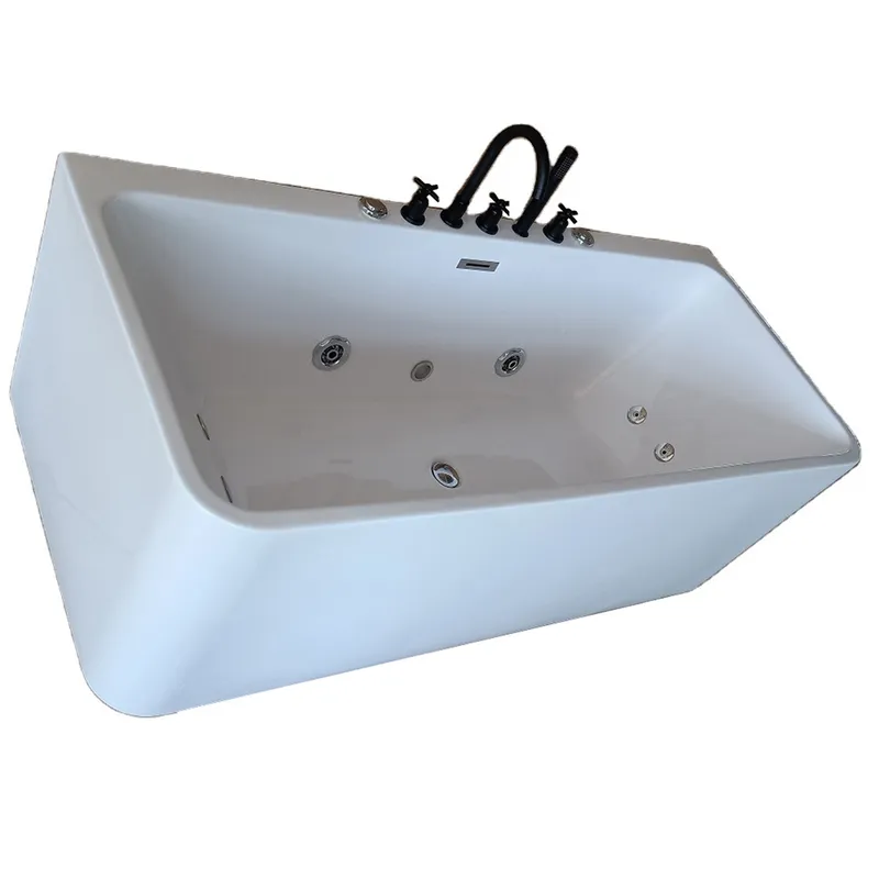 Rectangular Acrylic Jacuzzi Ba - Home Bathroom Jacuzzi review and price
