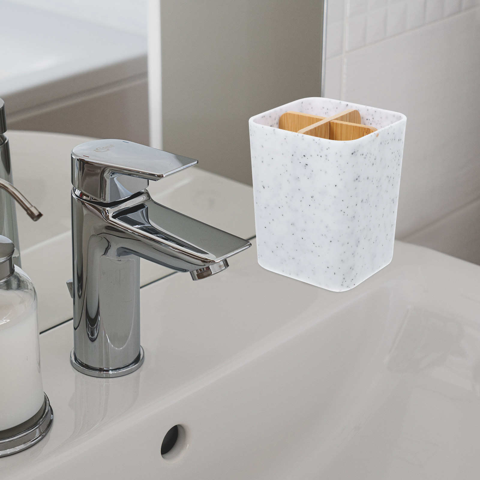 Marble Design Toothbrush Holde - Home Bathroom Design Simple review and price