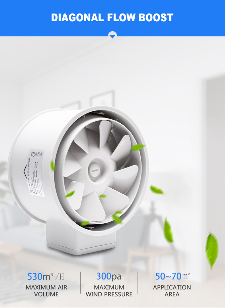 6'' Inline Duct Fan Air Ventil - Home Bathroom Extractor Fan review and price