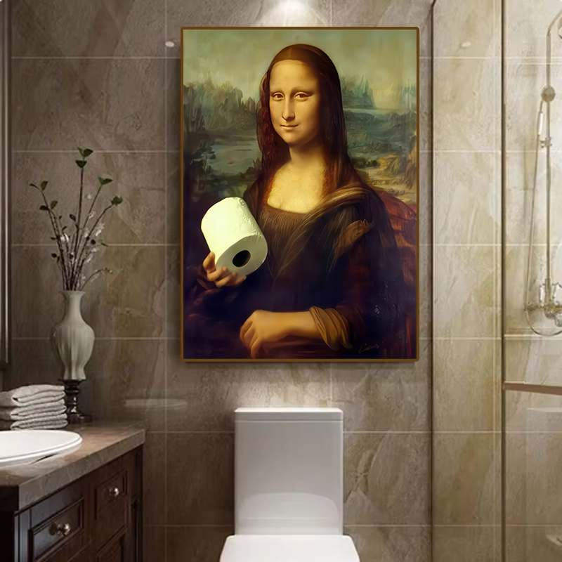 1pc Funny Abstract Bathroom To - Home Bathroom Wall Art review and price