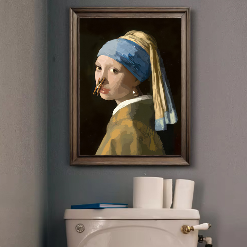 1pc Funny Abstract Bathroom To - Home Bathroom Wall Art review and price