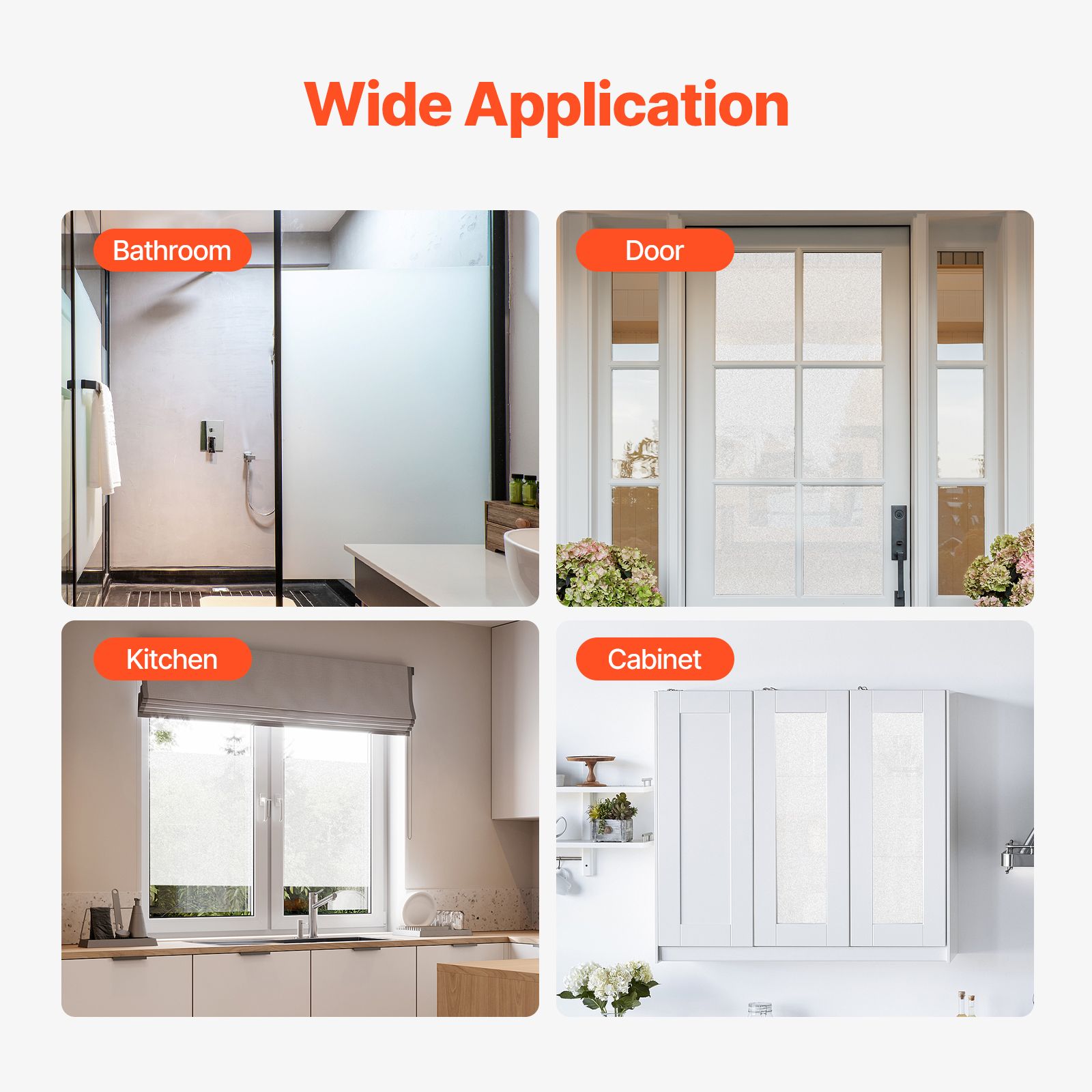 Window Privacy Film, Frosted G - Home Bathroom Window Tint review and price