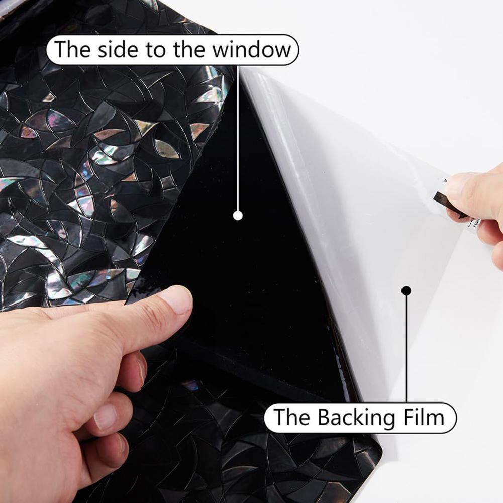 3D Black Rainbow Window Blacko - Home Bathroom Window Tint review and price
