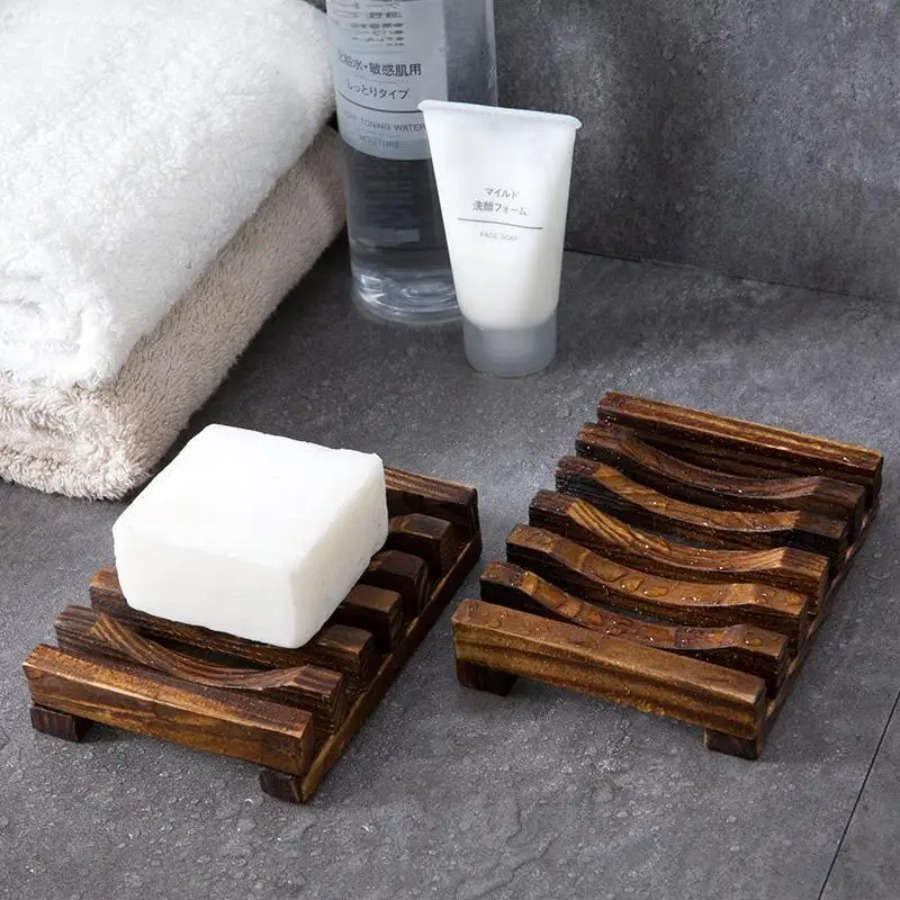 Natural Bamboo Soap Holder, Wo - Home Essentials Bathroom Organizer review and price