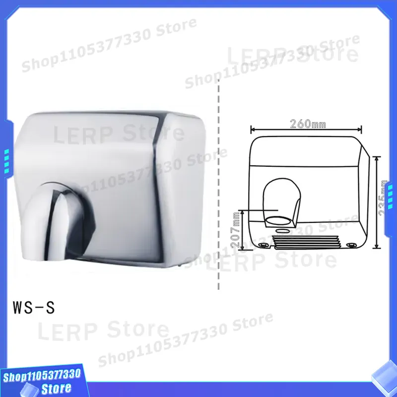 304 Stainless Steel Electric H - Home Bathroom Hand Dryer review and price