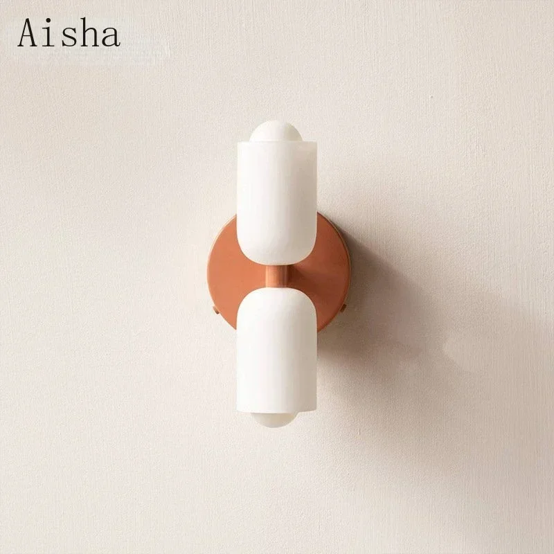 Glass Wall Light Simple Double - Home Bathroom Design Simple review and price