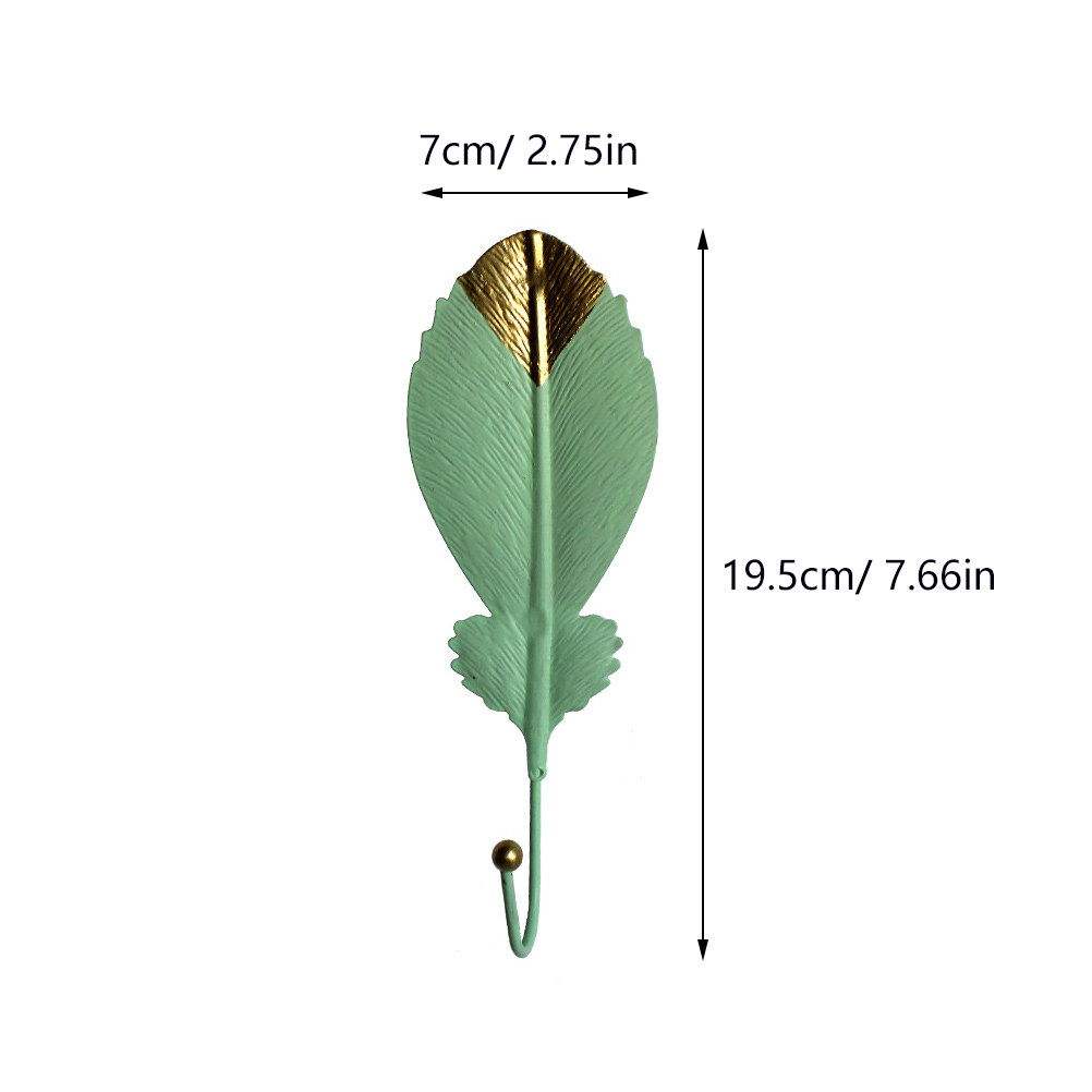 3Pcs Mini Leaf Shape Wall Hook - Home Office Bathroom review and price
