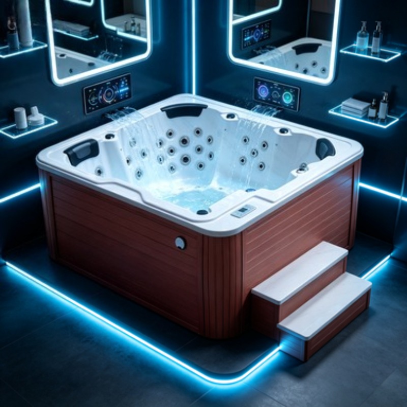 3 Person Balboa Acrylic Whirlp - Home Bathroom Jacuzzi review and price