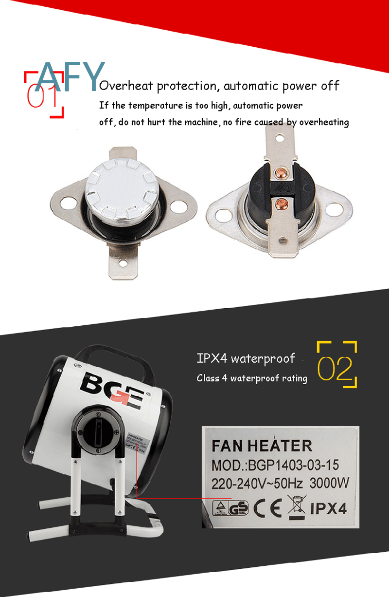 3000W Electric Heater for Bath - Home Bathroom Hand Dryer review and price