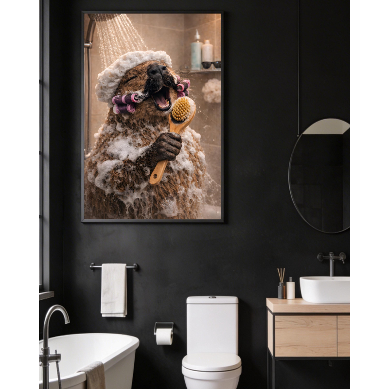 3PCS  Frameless,3pcs Humorous  - Home Bathroom Wall Art review and price